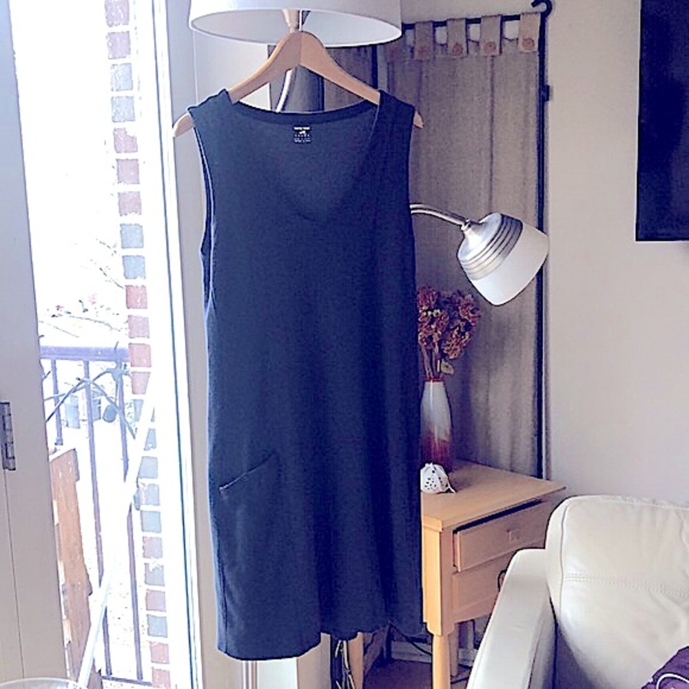 Horny Toad 🐸 Charcoal A-Line Sleeveless Dress